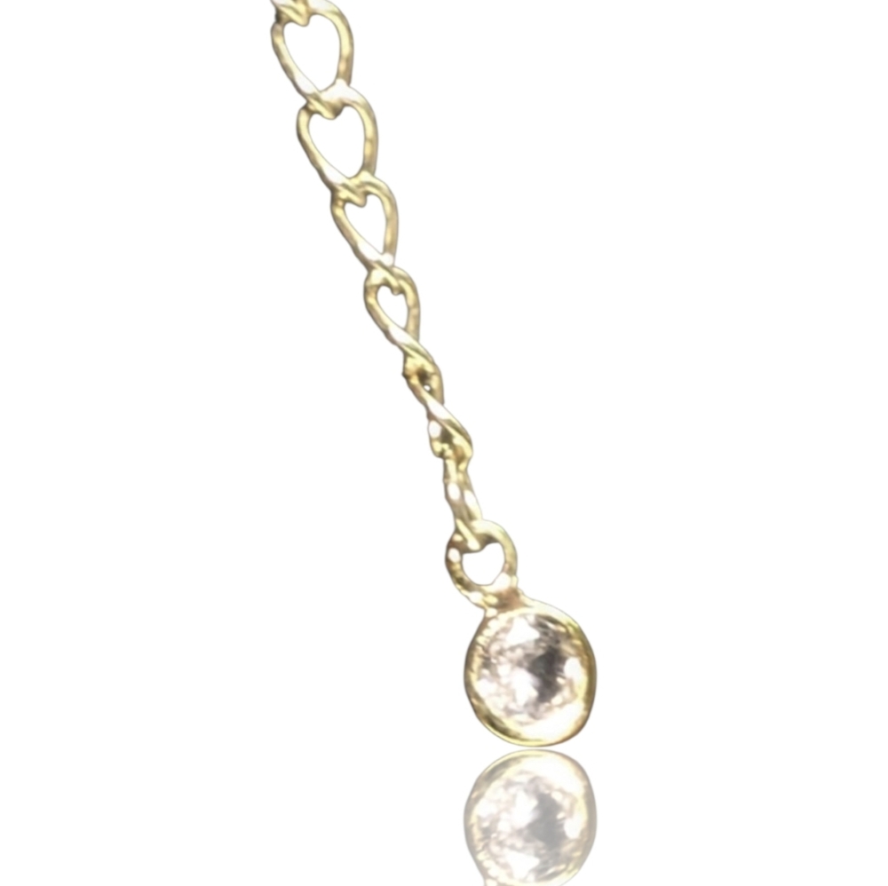Gold Initial Pendant Layering Necklaces Initial N 2 Stacking Set Hypoallergenic - Picture 3 of 3